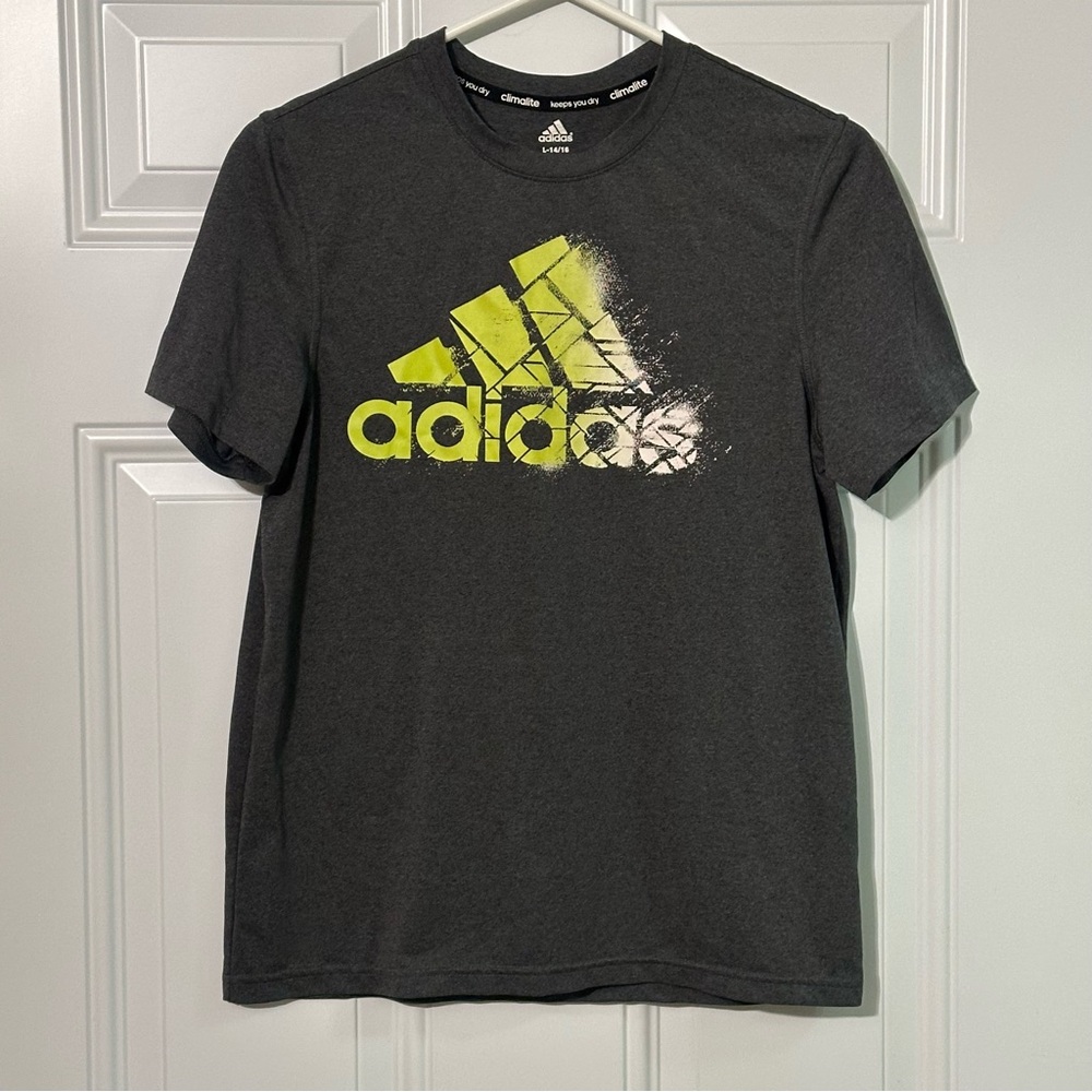 Adidas Boys Size Large 14/16 Climate Shirt